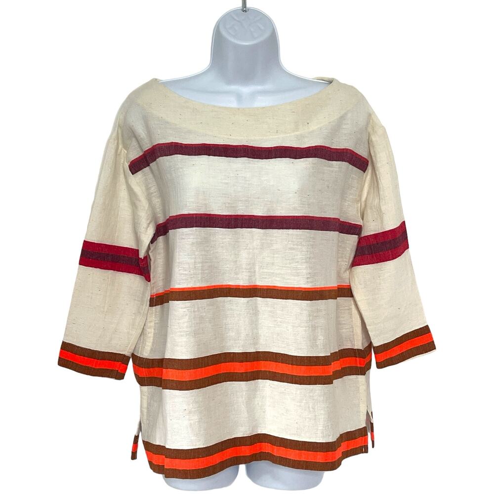 Lemlem Striped Shirt Pullover Small NEW
